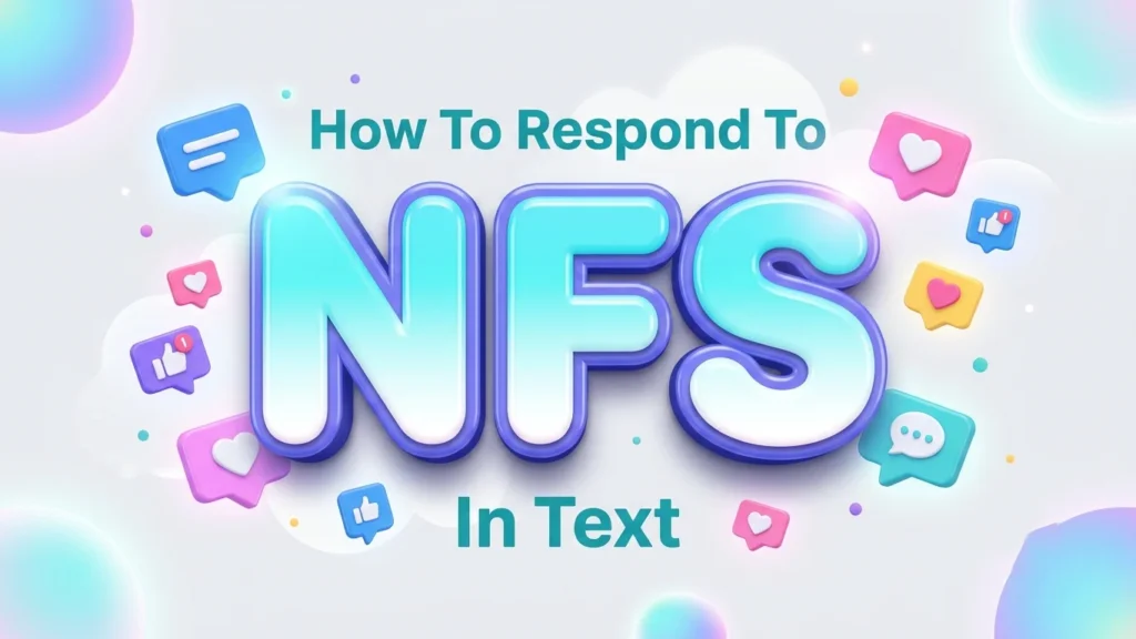 How to Respond to NFS in Text: Best Replies & Meanings