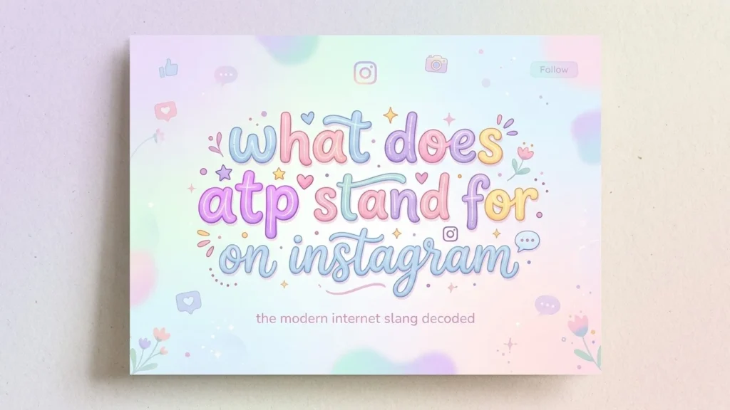 what does atp stand for on instagram