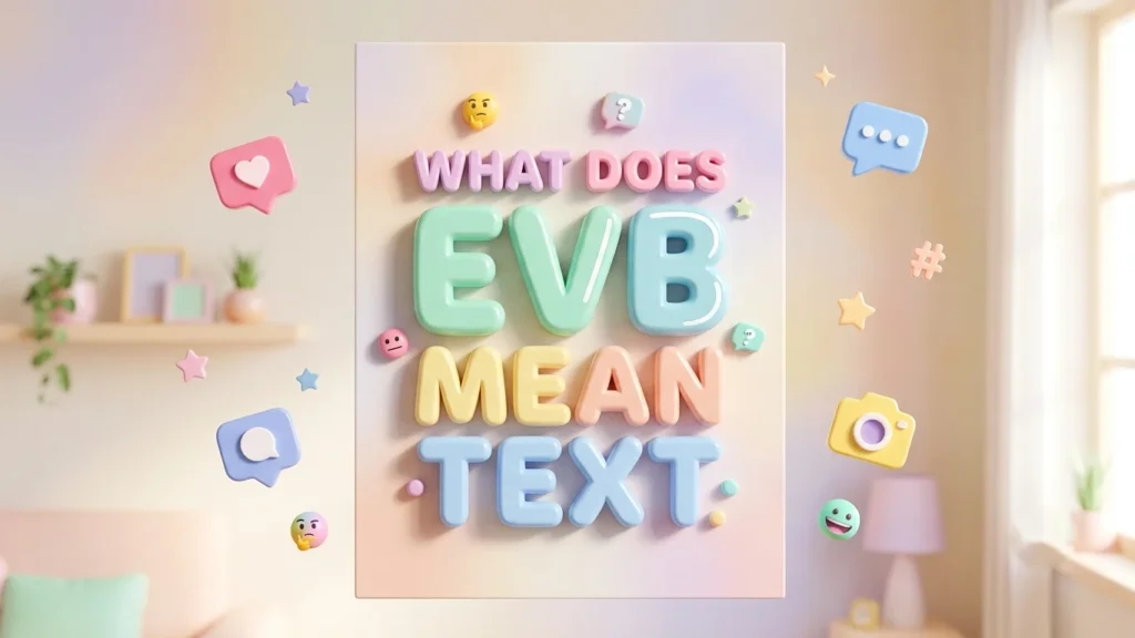what does evb mean text