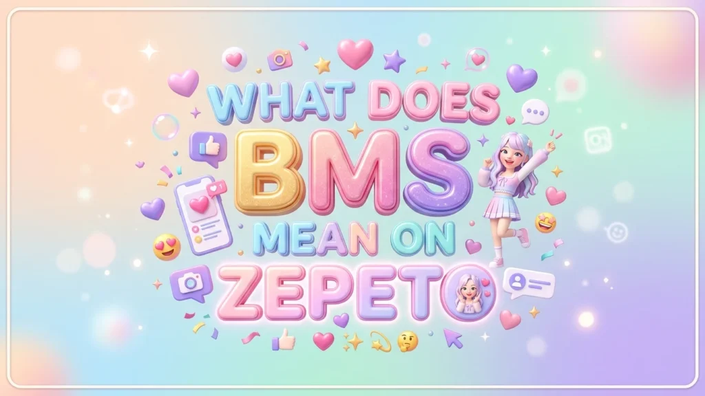 What Does BMS Mean on Zepeto? Meaning & Uses Explained