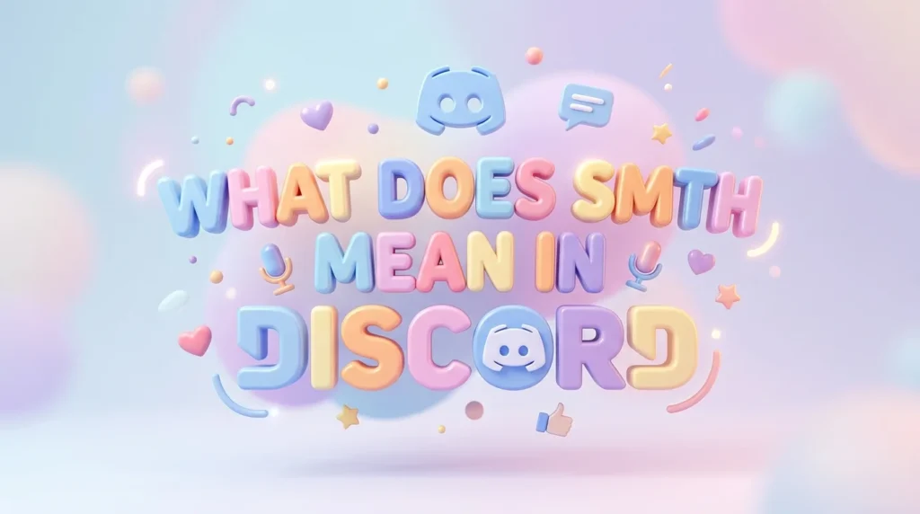 what does smth mean in discord